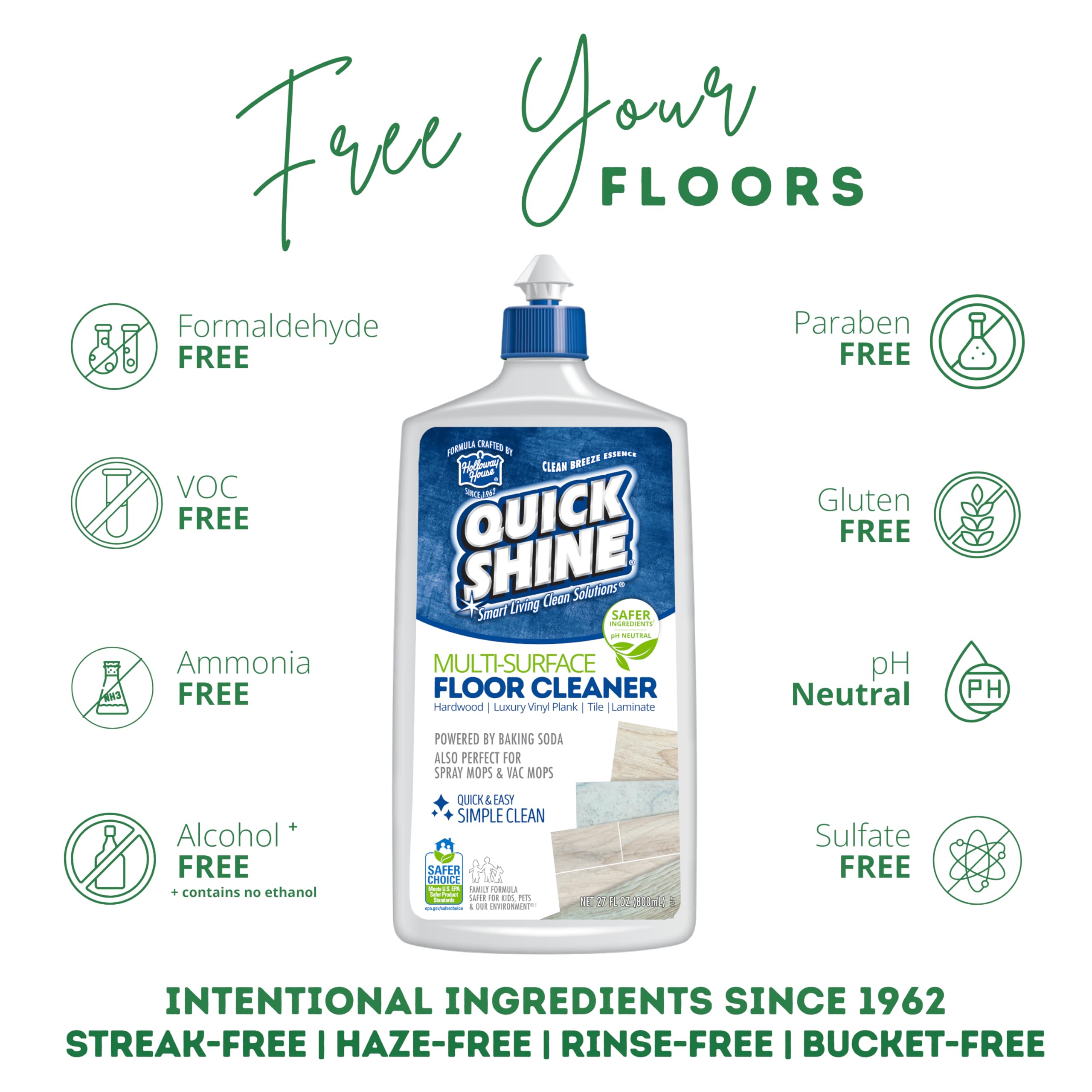Quick Shine Spray Mop Kit in use for quick floor cleaning.