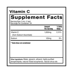 Quicksilver Scientific vitamin C liquid dropper for convenient dosing and gentler stomach