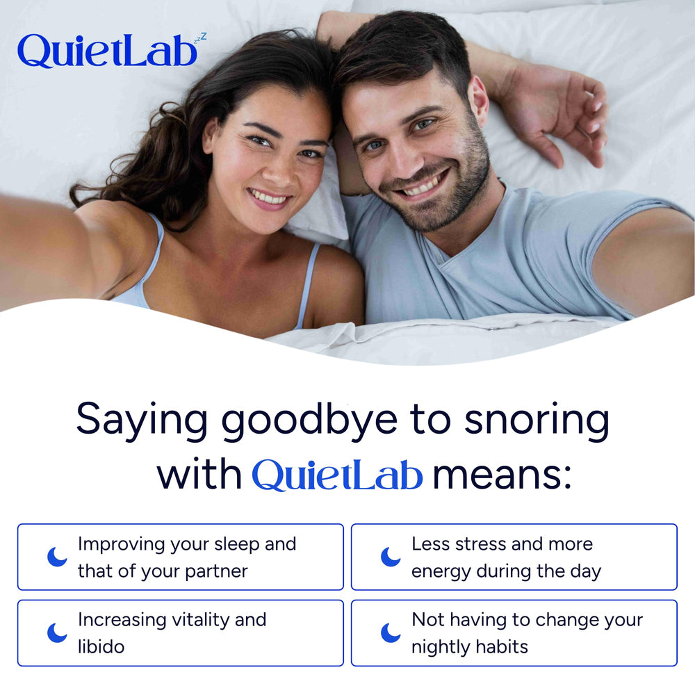 QuietLab Pro adaptive fit technology flexes to your mouth for comfort.