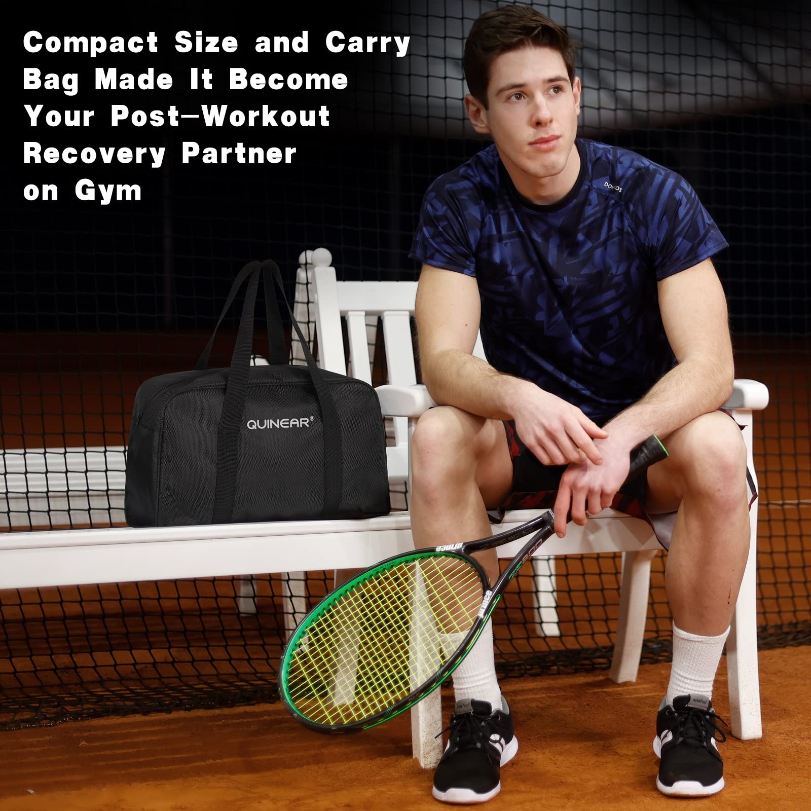 QUINEAR carry bag with boots for on-the-go recovery