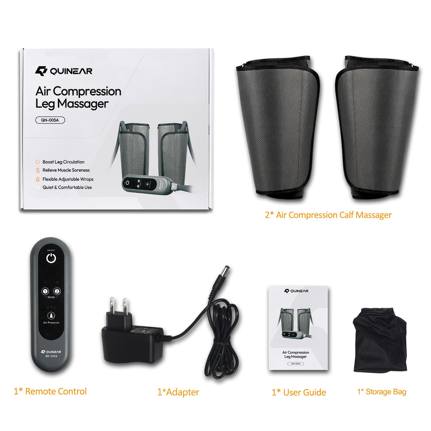 QUINEAR compact design stores neatly for easy home use