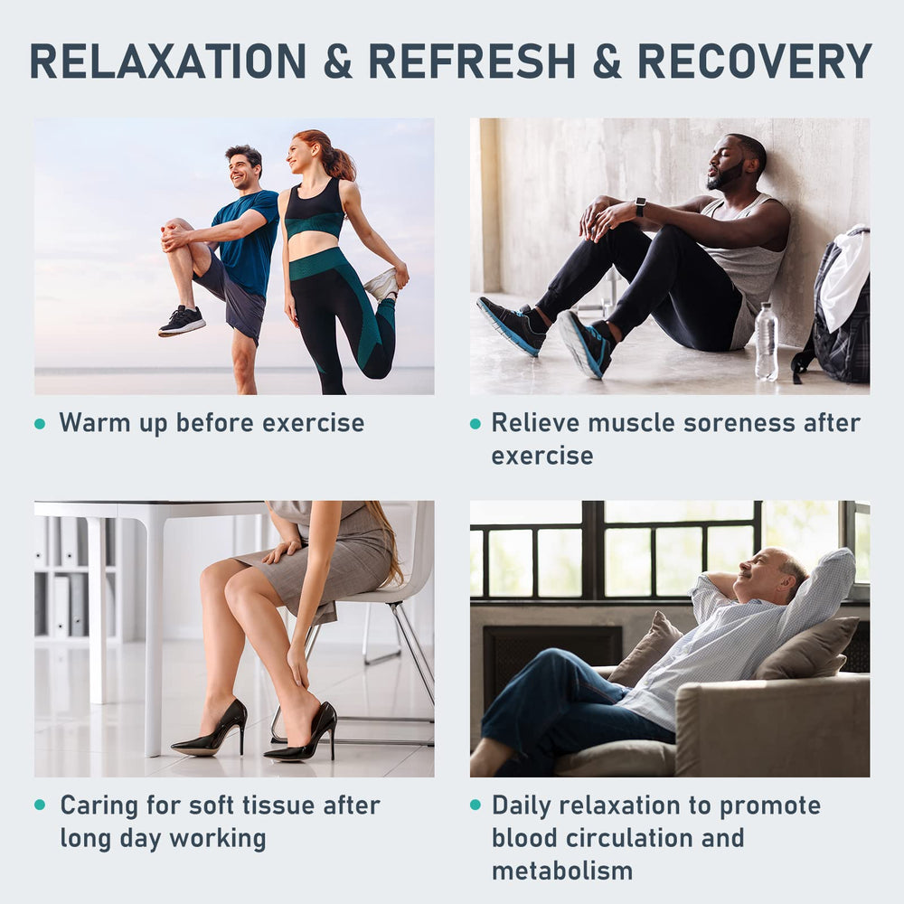 QUINEAR in-use during post-workout session for leg recovery