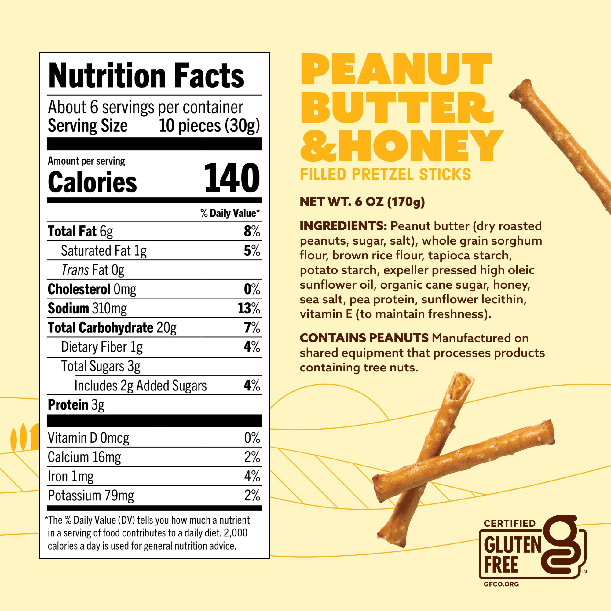 Quinn dairy-free pretzel sticks with real ingredients support tasty plant-forward snacking.