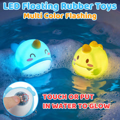 Quirptey rolling ball bath toy encourages hand-eye coordination.