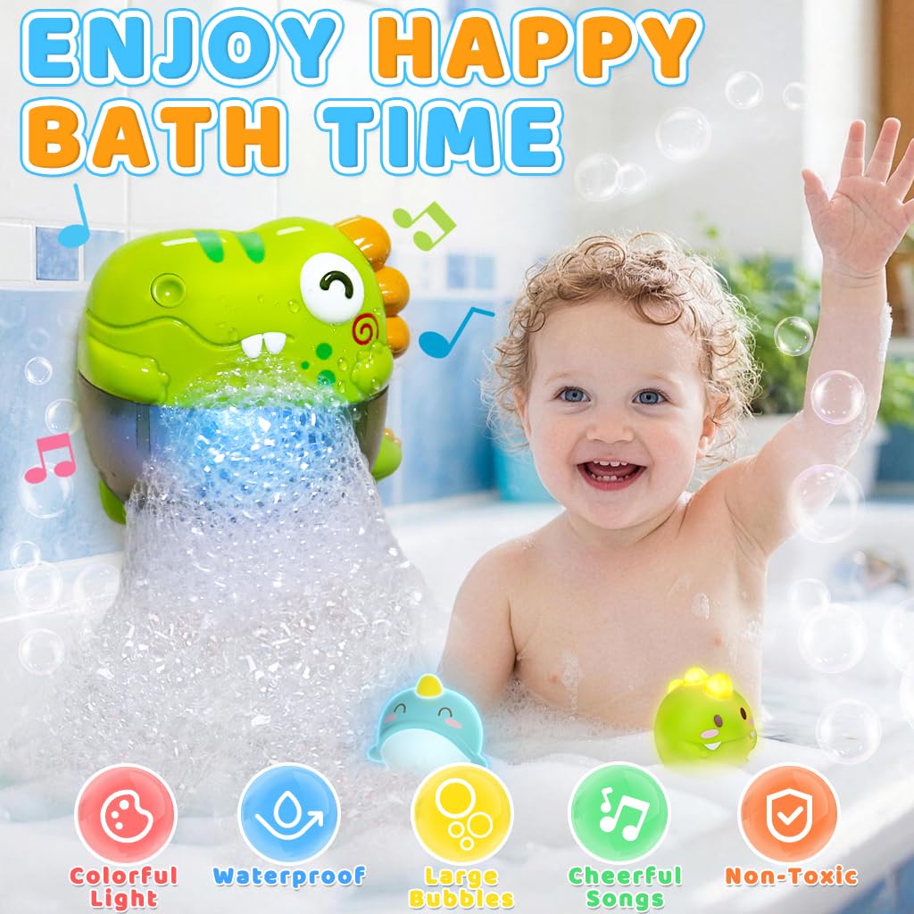 Quirptey light-up animal toys brighten bath play.