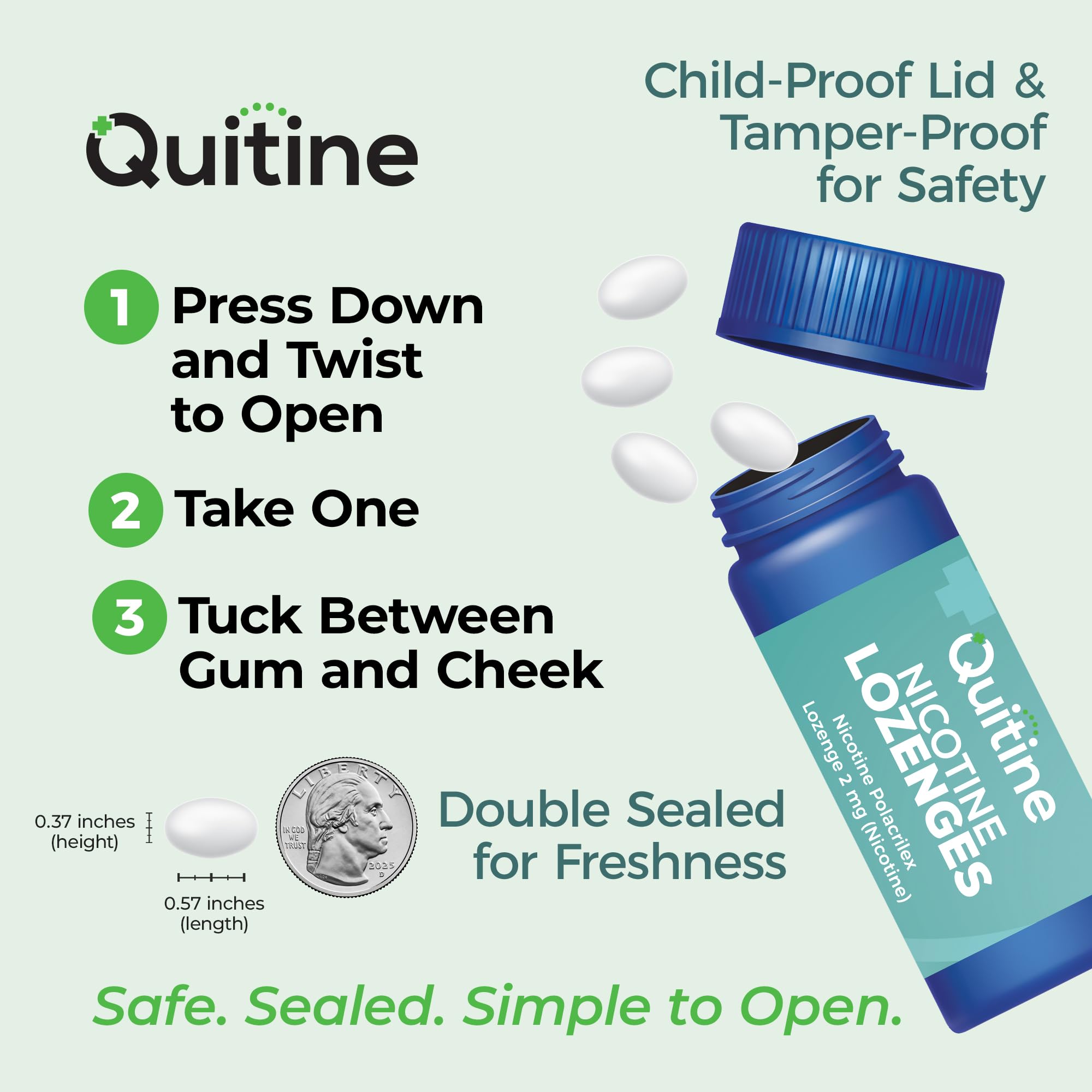 Quitine 120-piece value tubes box signals affordable quit support