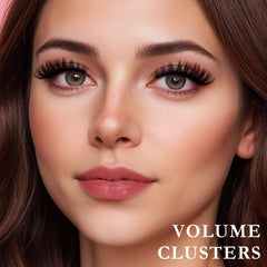 QUNETY soft cotton band lashes deliver easy application and comfortable wear