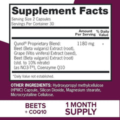 Qunol CoQ10 product image shows antioxidant support inside a bottle.