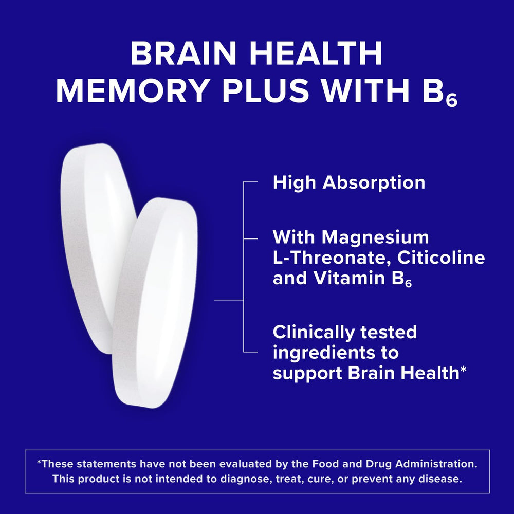 Qunol Brain Health Memory Plus bottle cap visible during packaging.