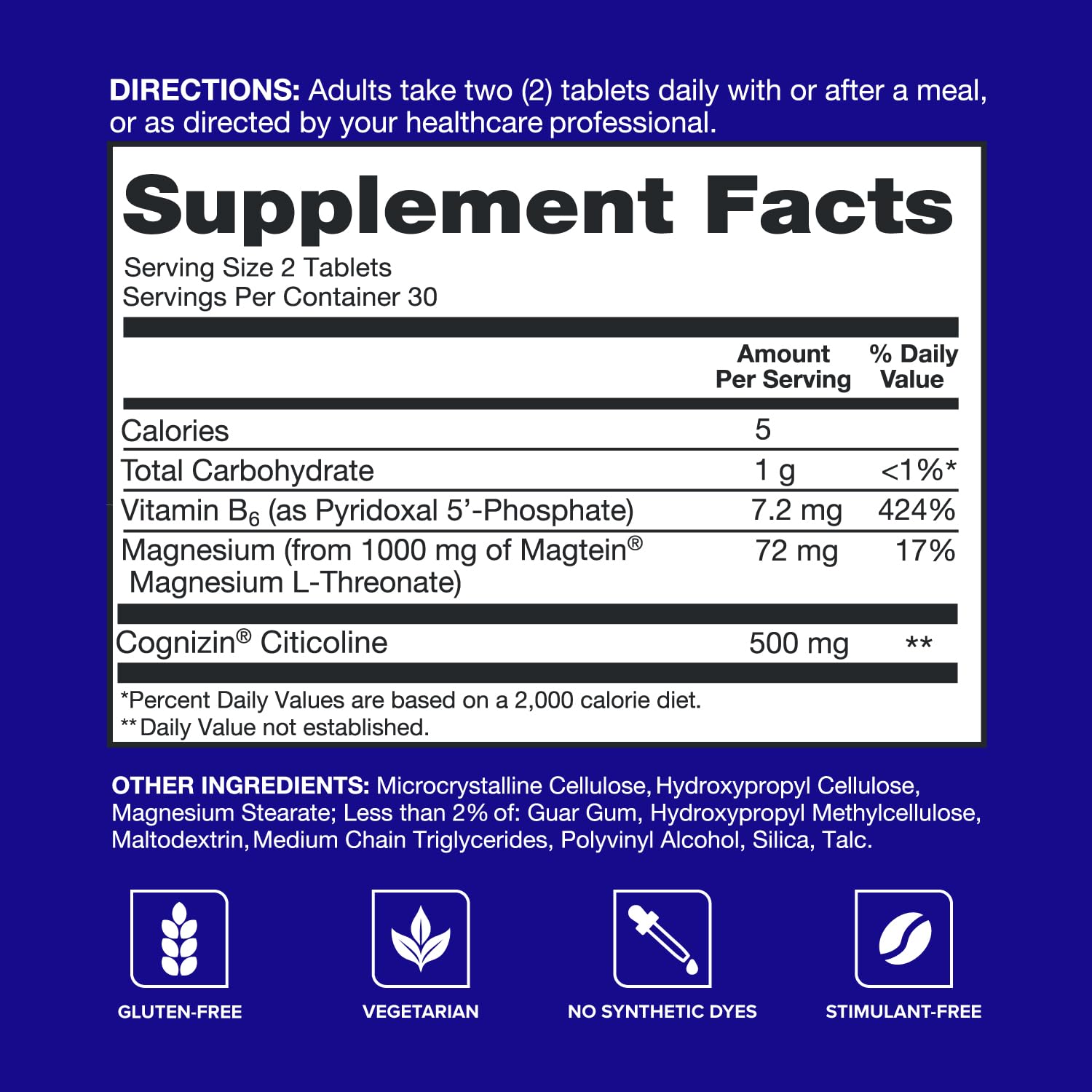 Qunol Brain Health Memory Plus facts panel highlights clinical study reference