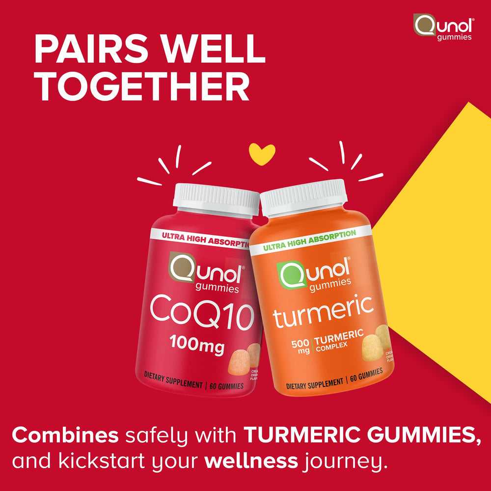 Qunol CoQ10 Gummies lifestyle shot suggesting daily use in routine.