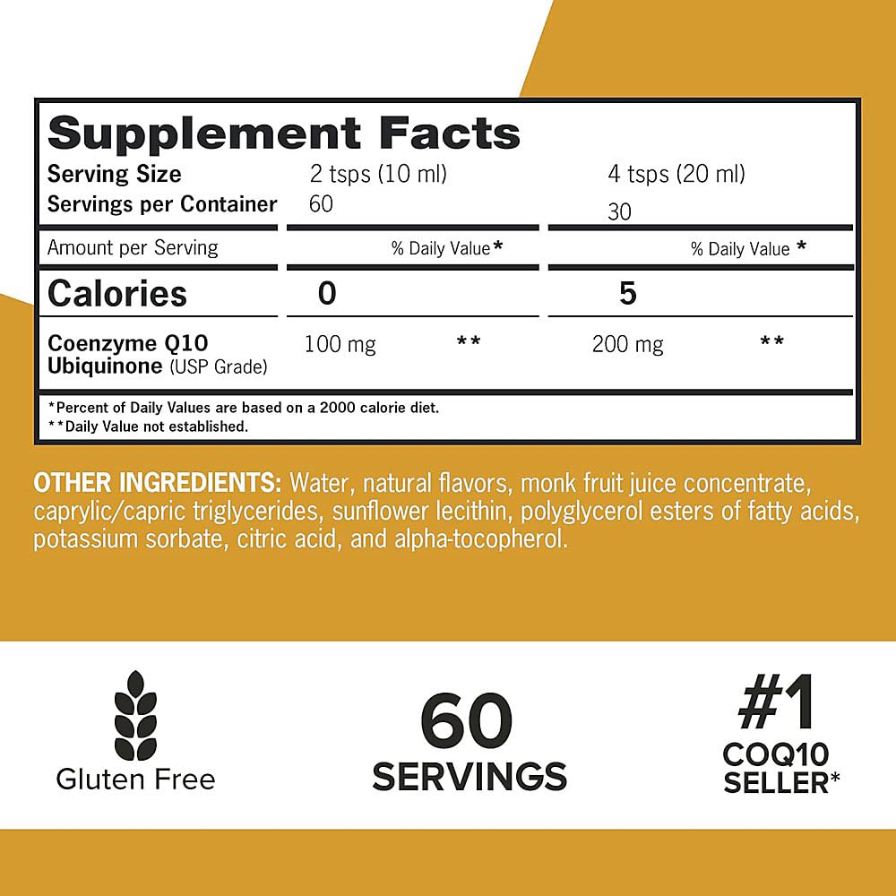 Easy pour bottle of Qunol CoQ10 for convenient daily dosing
