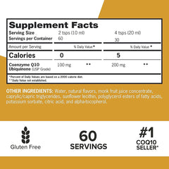 Easy pour bottle of Qunol CoQ10 for convenient daily dosing
