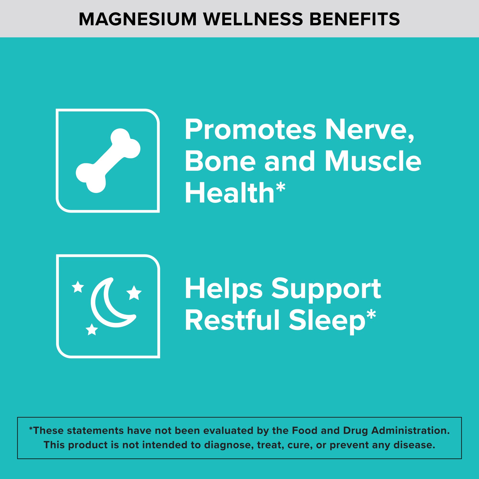 Qunol Magnesium Capsules gluten-free label shows dietary compatibility.