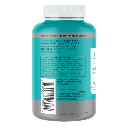 Qunol Magnesium Gummies heart health themed visual for daily support