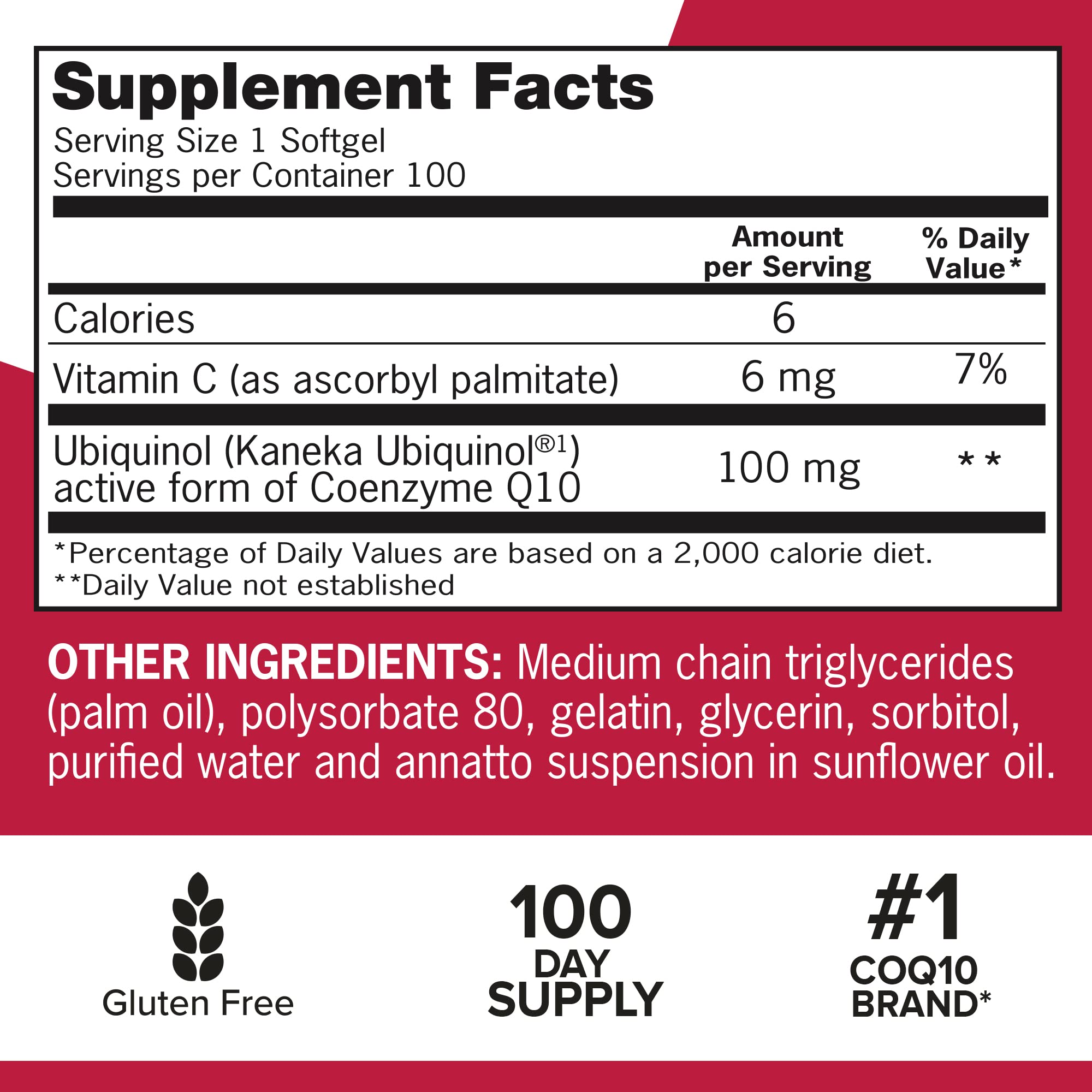 Qunol Mega Ubiquinol bottle with glass demonstrates daily supplementation ritual.