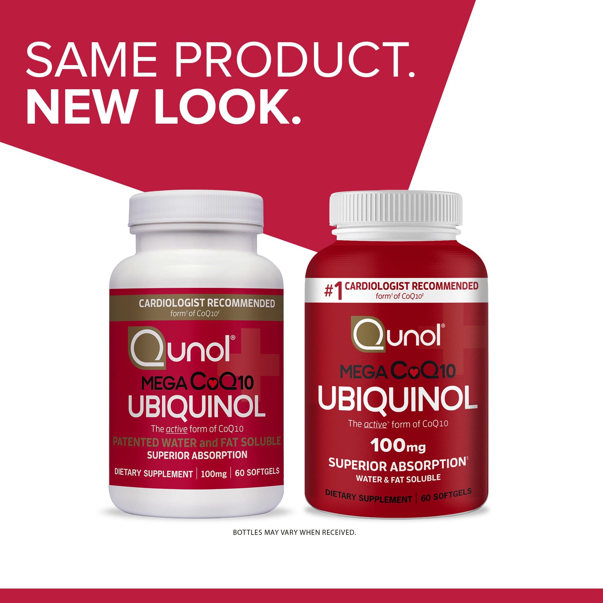 Two-pack of Qunol Mega CoQ10 packaged together for convenient daily use.