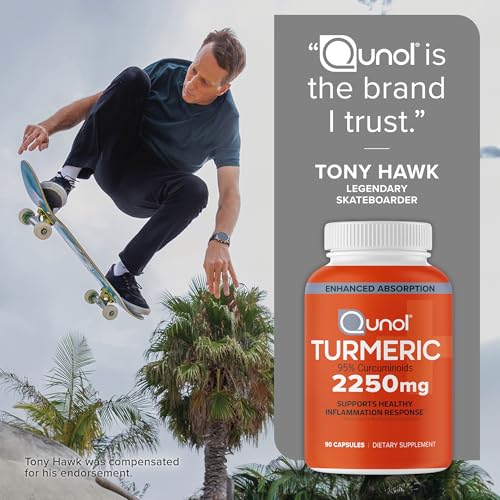 Qunol turmeric supports healthy joints during activity.