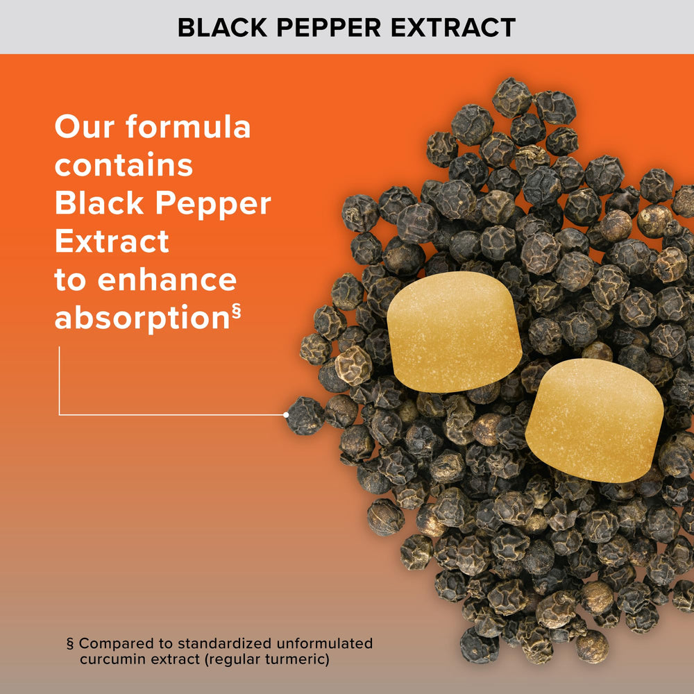 Qunol turmeric antioxidant gummies for daily wellness.