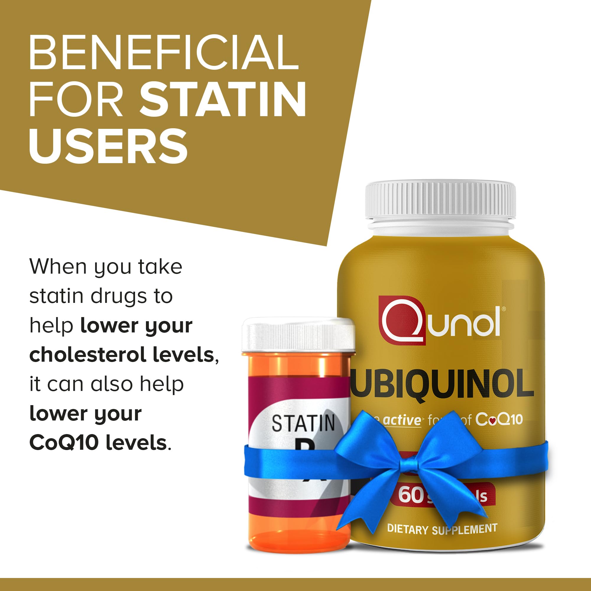Qunol ubiquinol capsule appearance under light reveals smooth coating.