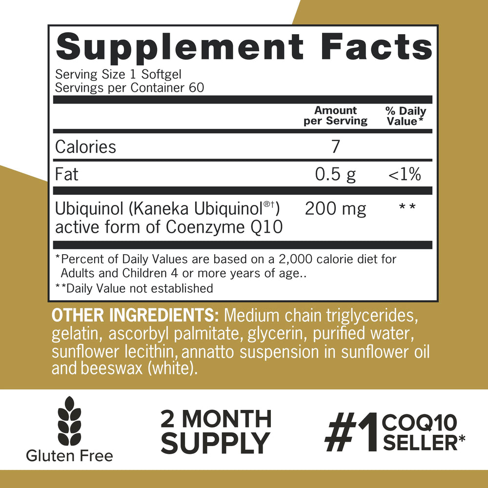 Graphic depicting cellular energy processes with ubiquinol label.