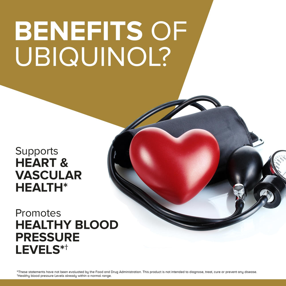 Qunol ubiquinol energy production concept suggests cellular energy support.