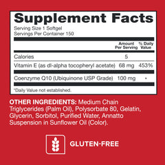 Qunol Ultra CoQ10 bottle front label emphasizing 3x absorption claim.