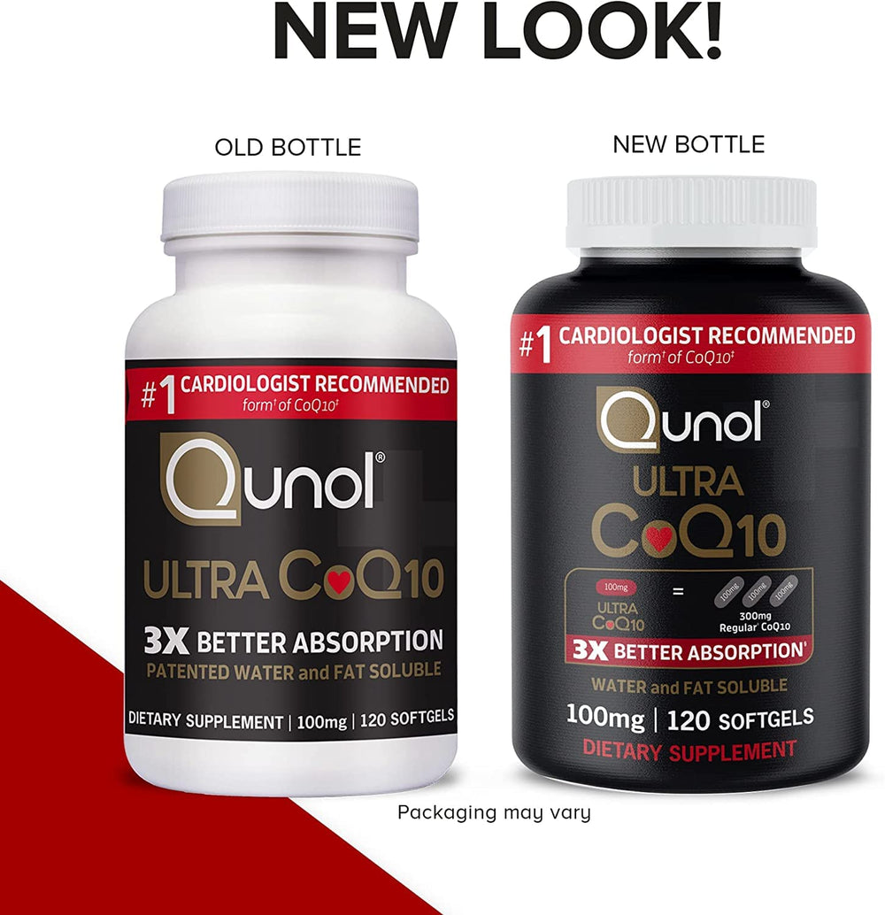 Qunol Ultra CoQ10 heart health icons graphic