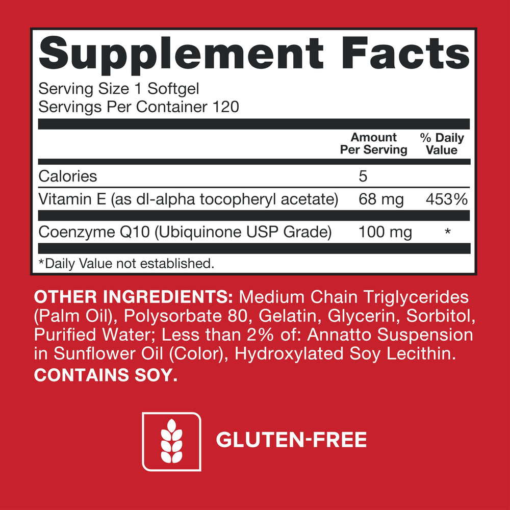 Qunol Ultra CoQ10 softgels in hand ready for daily routine