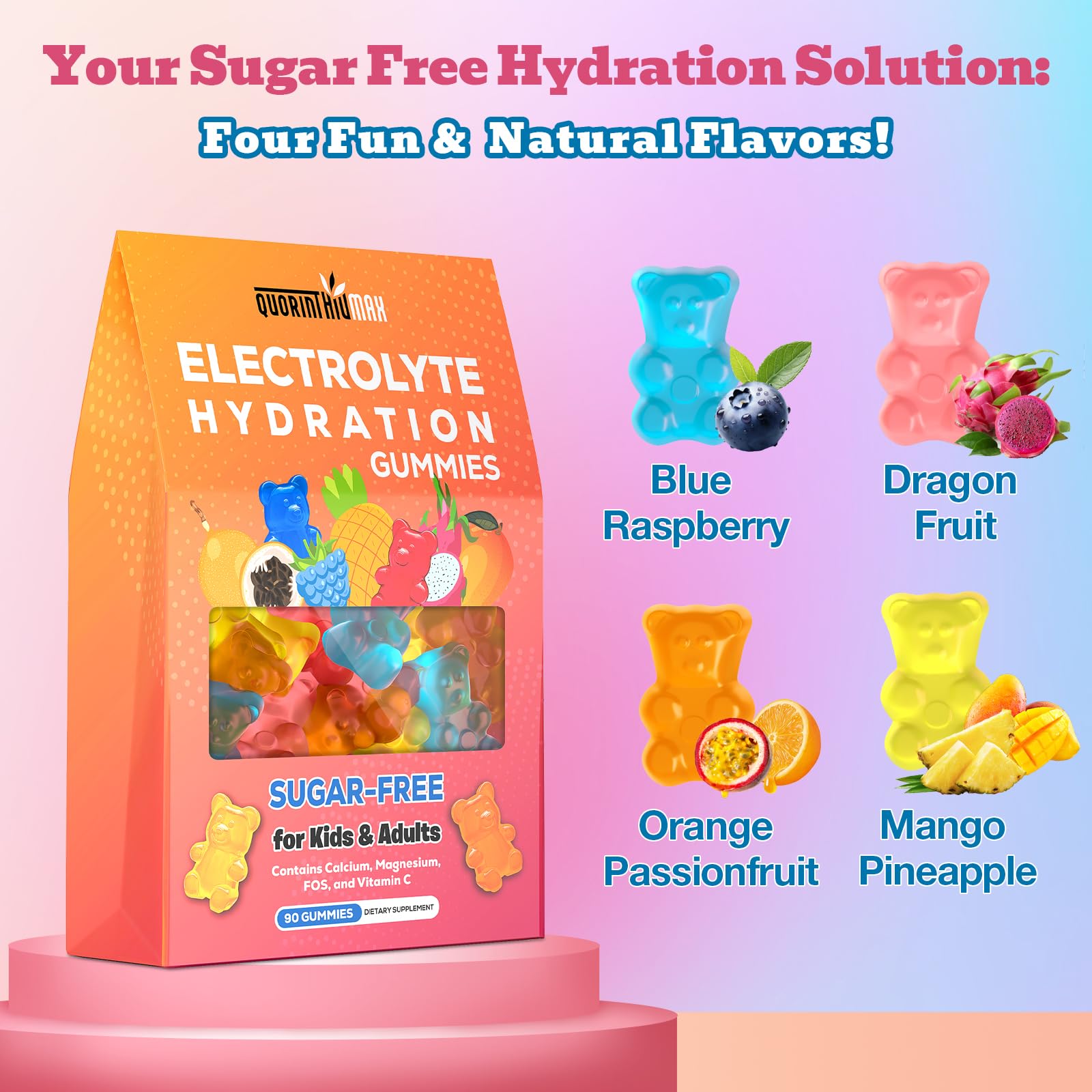 Quorinthiumax Mango Pineapple flavor delivers refreshing taste during activity