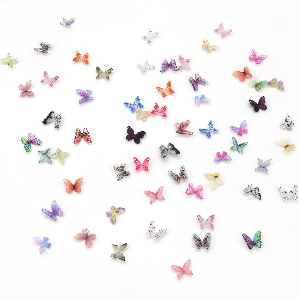 QUPIVA colorful resin butterflies offer versatile decor for pots and terrariums.
