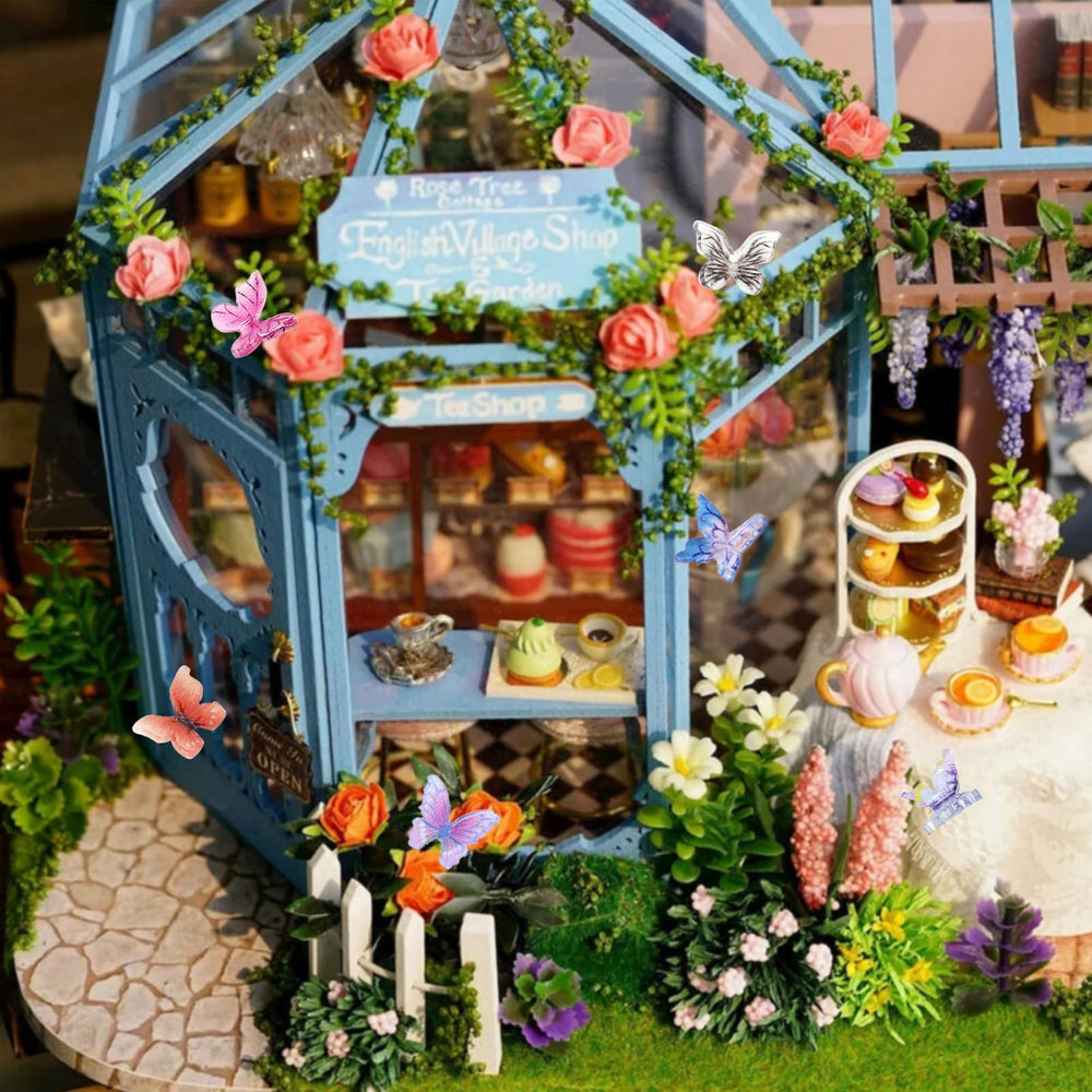 QUPIVA resin butterflies with small size suit bonsai and micro landscapes remarkably.
