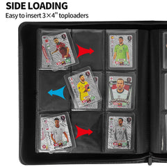 Qurhafoo Toploader Binder side loading pockets prevent slips during handling