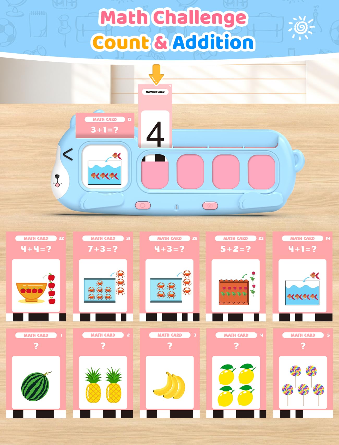QuTZ number cards introduce counting basics for early math readiness