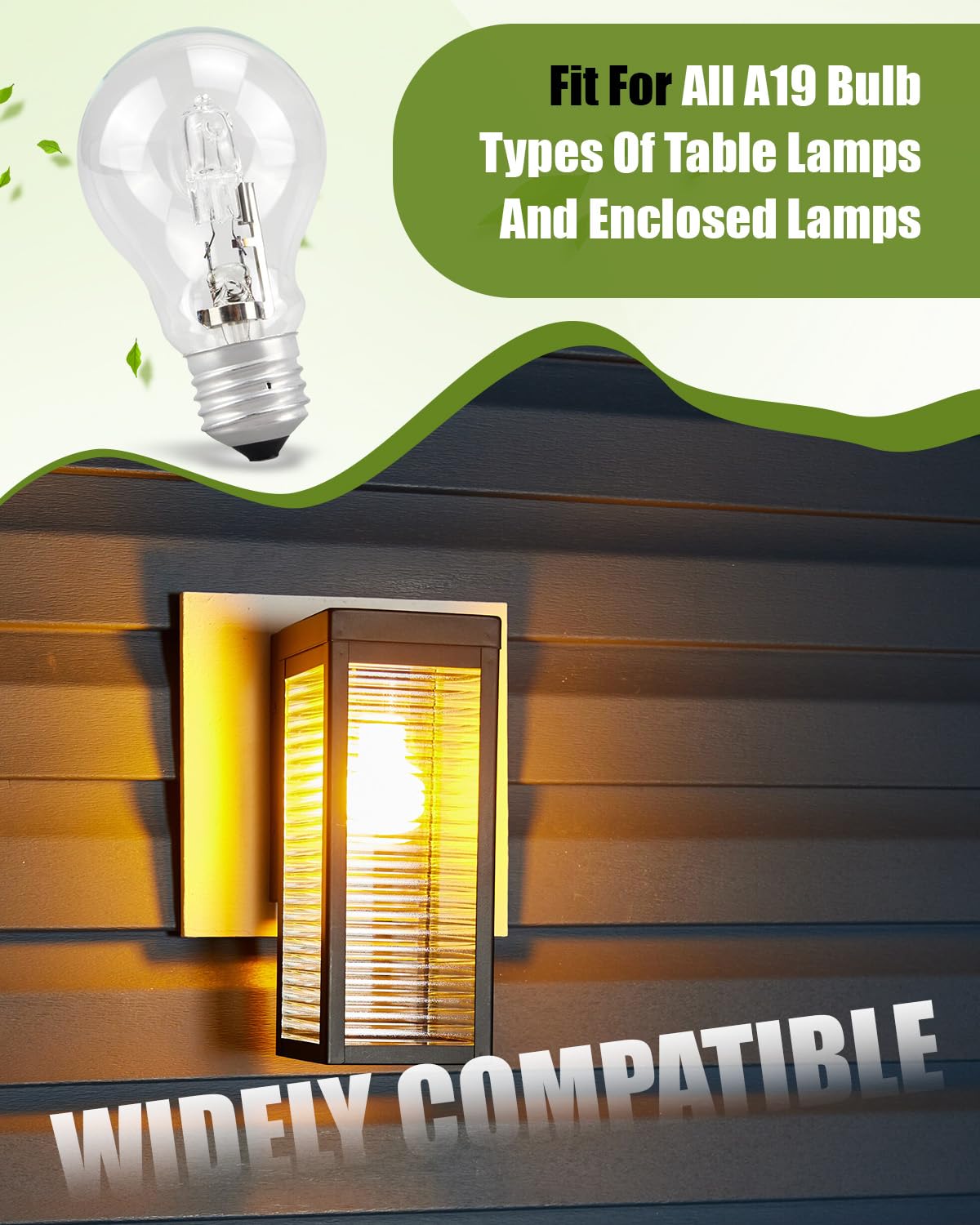 Quwfesudy six-pack of 43W bulbs for multi-room use