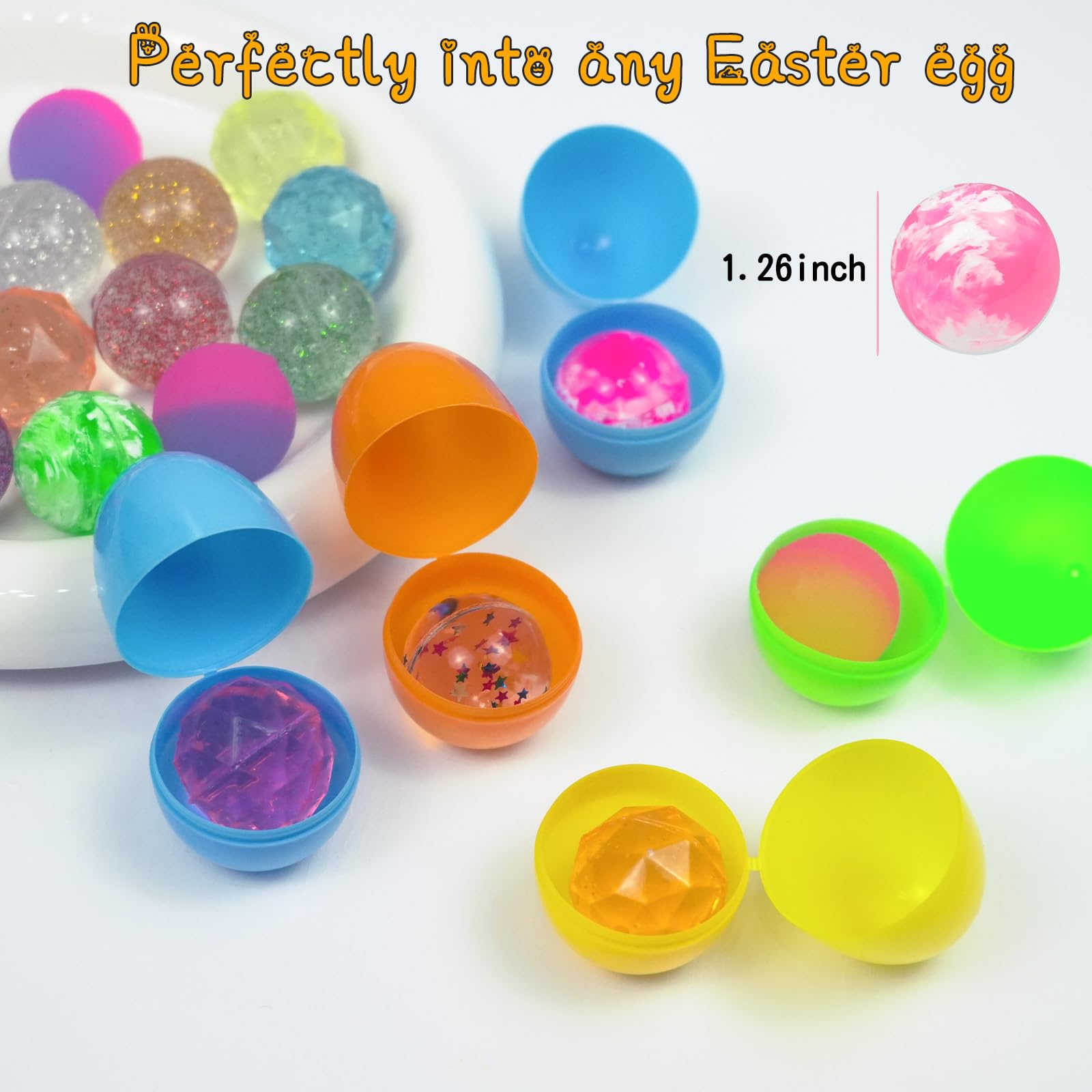 QYESQ Easter Egg Fillers helps counting and hand eye coordination through play