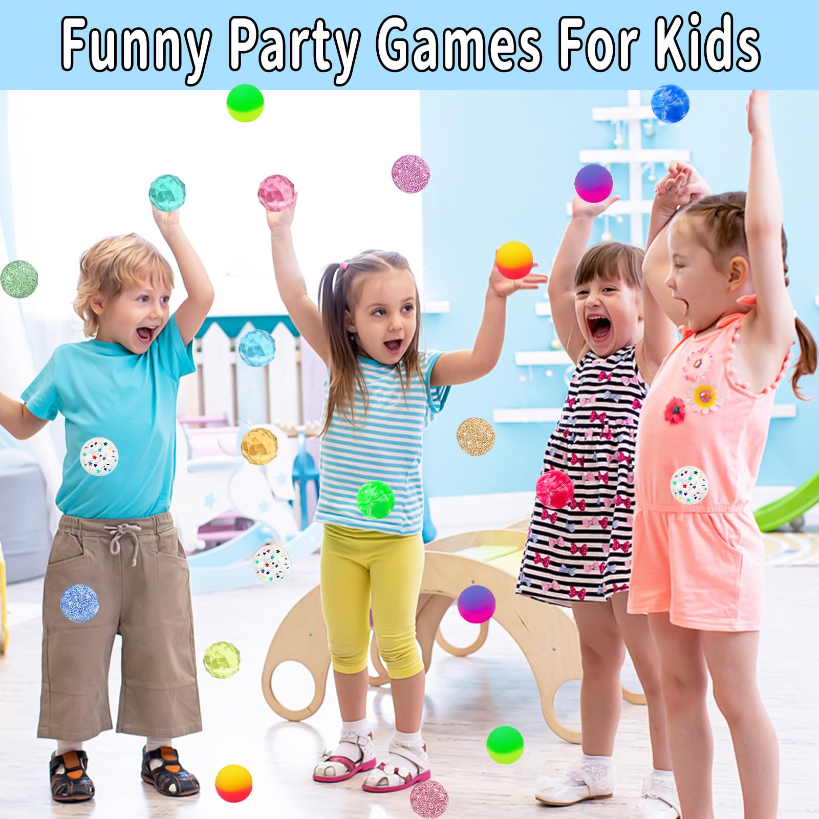 QYESQ Easter Egg Fillers vibrant styles support color recognition and play