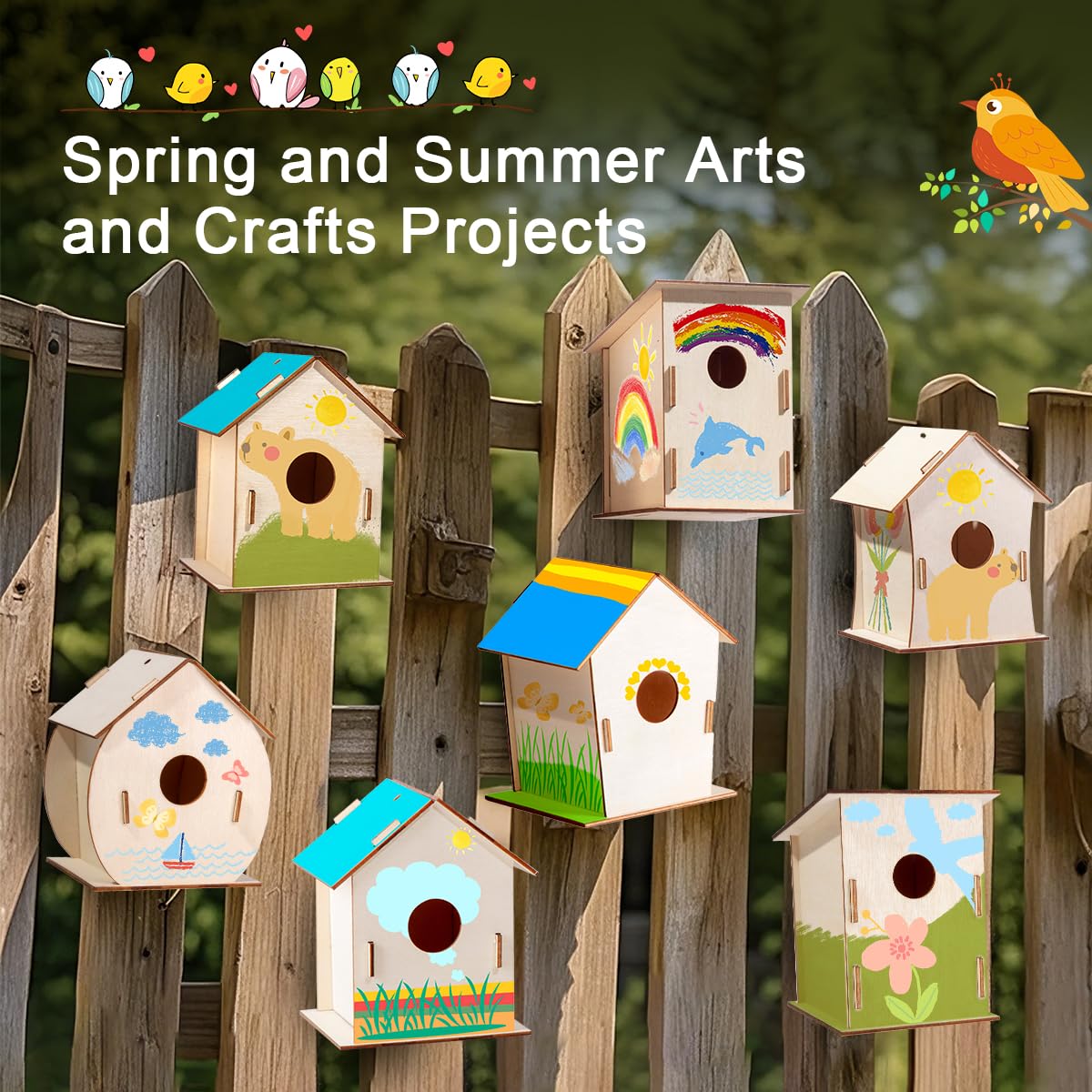 QUYSK classroom craft activity birdhouses for STEM-style projects