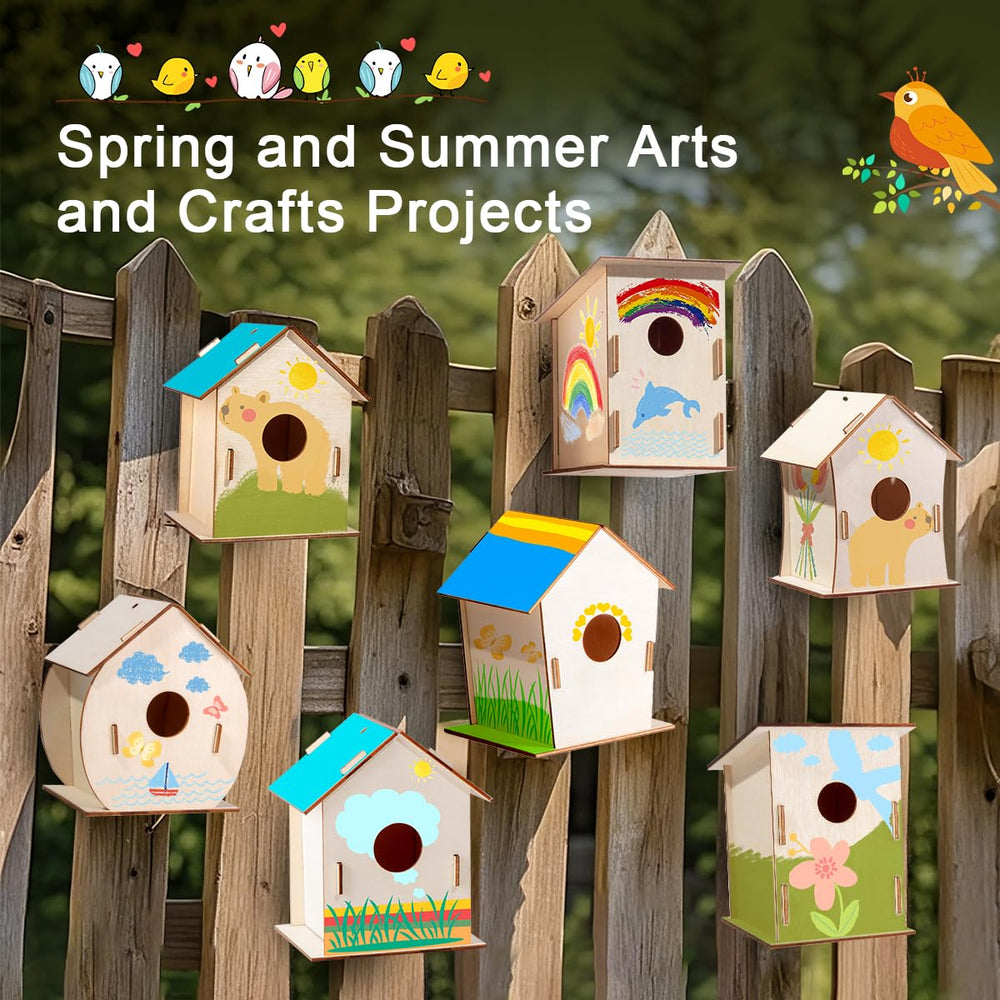 QUYSK classroom craft activity birdhouses for STEM-style projects