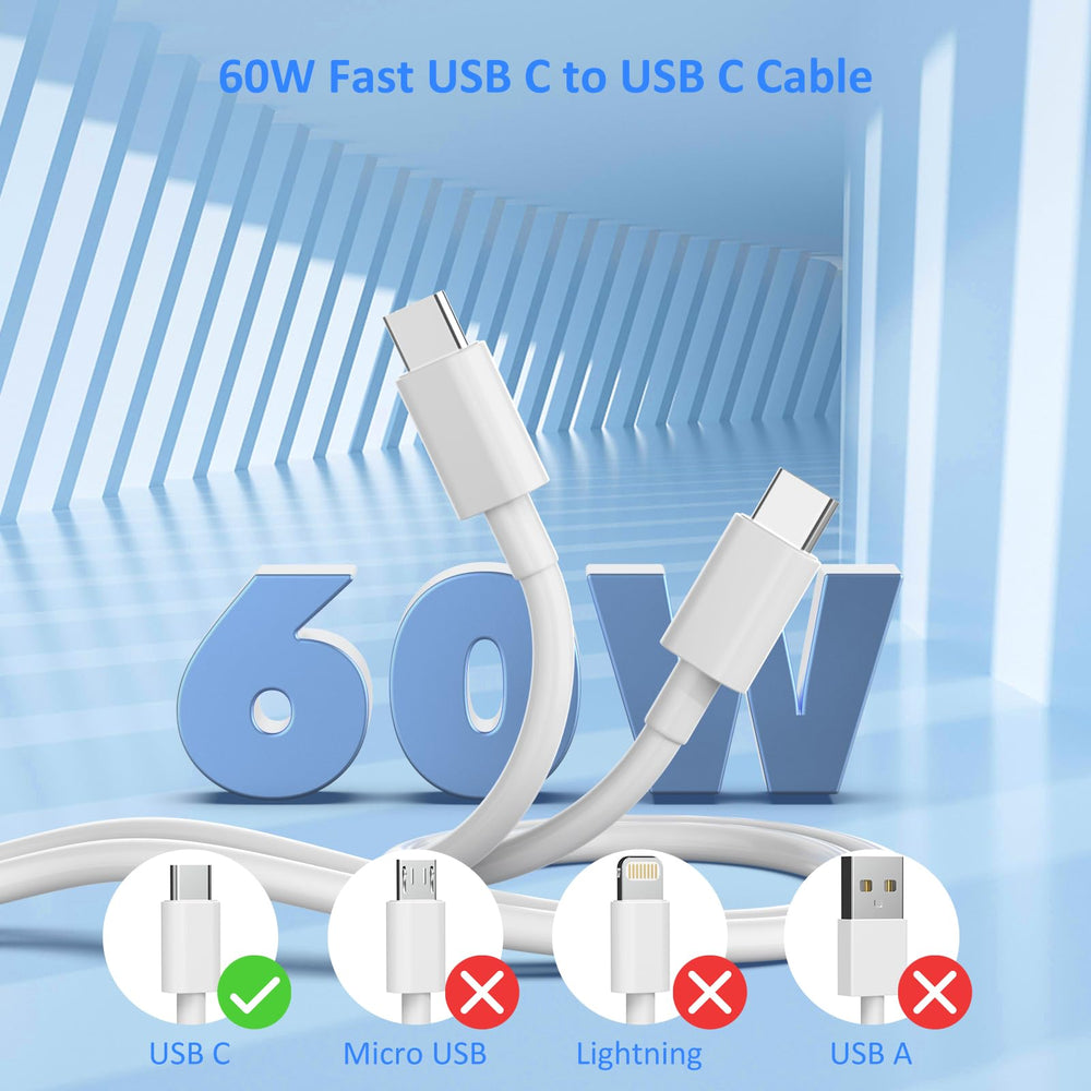 QUZUDN compact charger fits pockets and bags for on-the-go power.