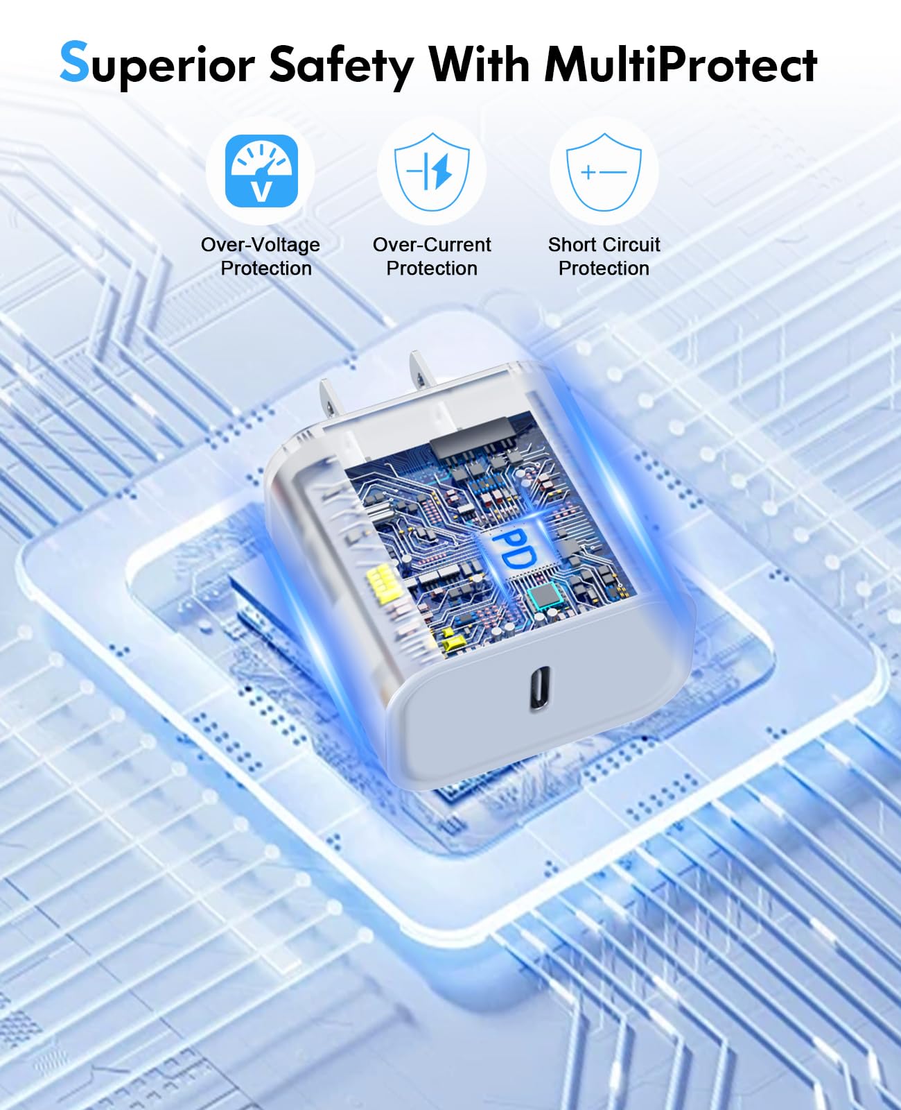 QUZUDN MFi-certified cable ensures reliable Lightning charging