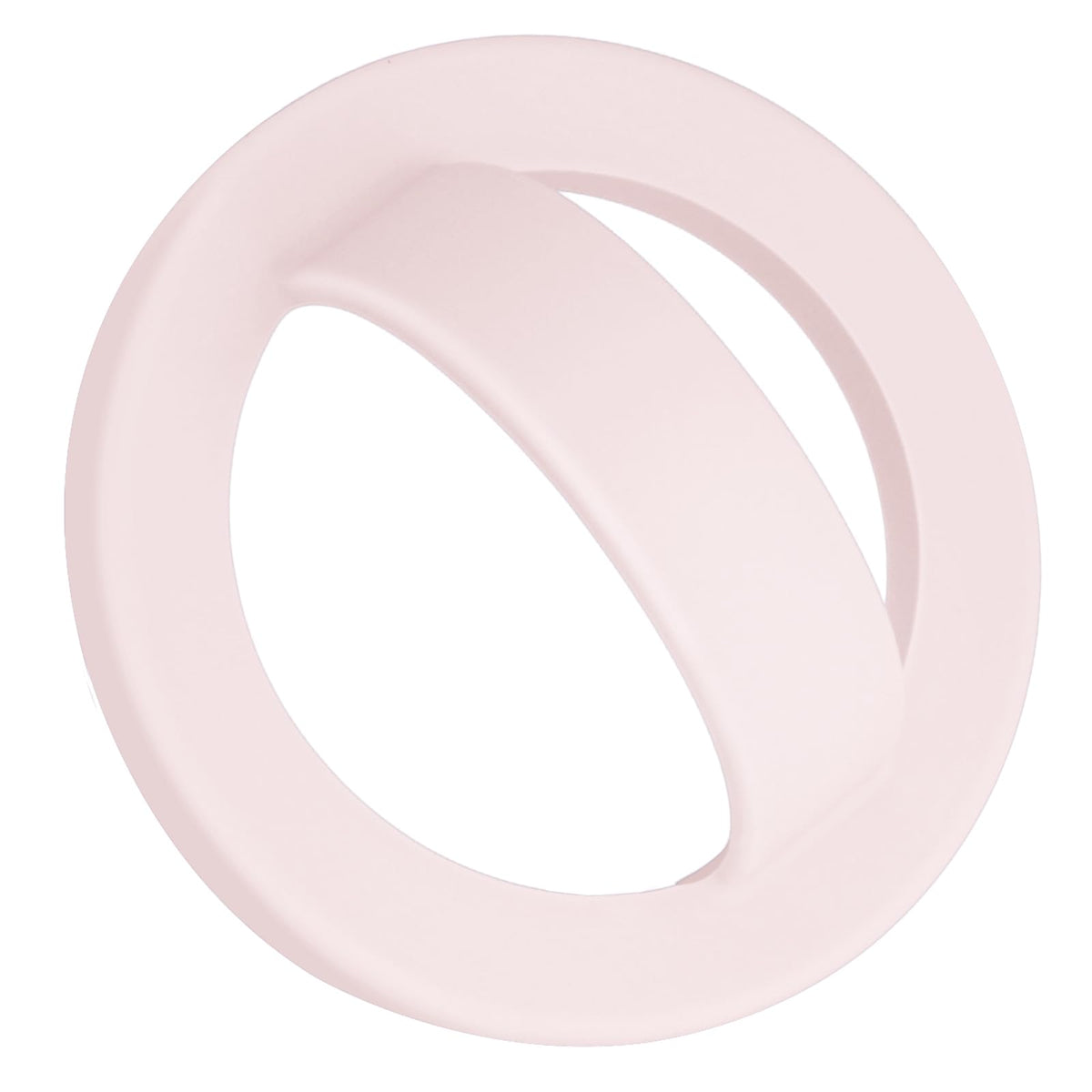 QxbBox magnetic silicone ring grip mounted on iPhone with MagSafe case for secure one-handed use