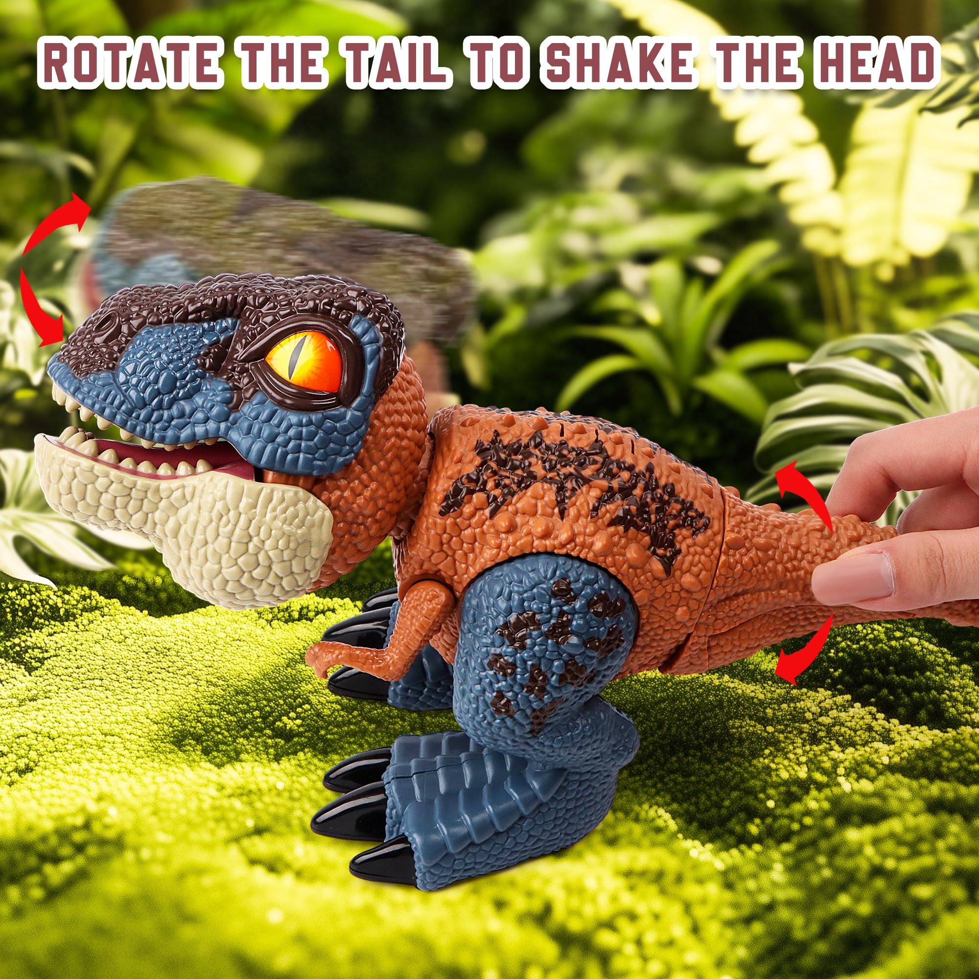 QXHOL T-Rex battery access makes refreshing power quick and easy