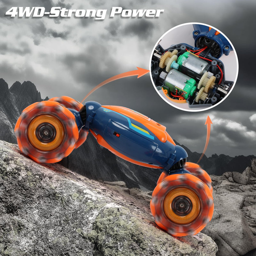 QXHOL gesture-sensing RC stunt car twin batteries extend sessions