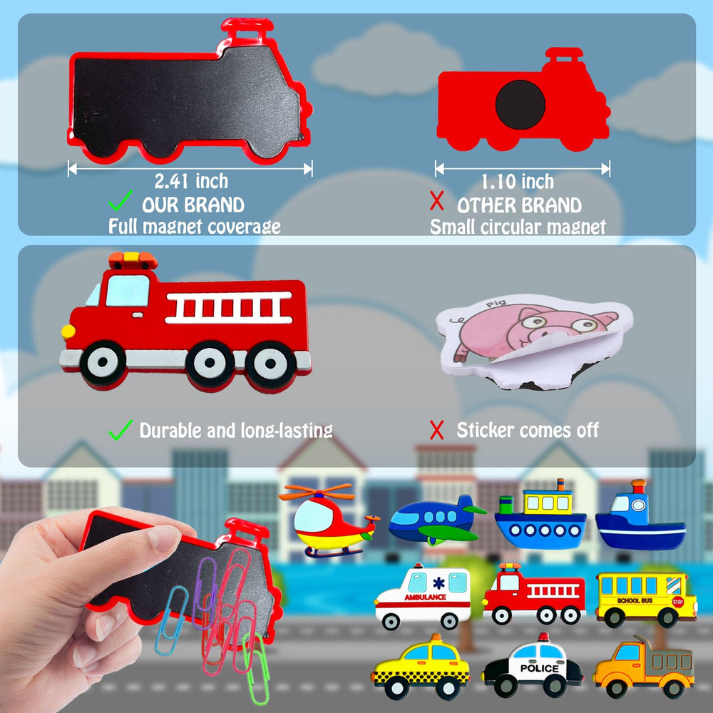QZCPGP transportation magnets boat on fridge encourages imaginative play and storytelling