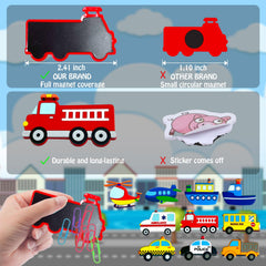 QZCPGP transportation magnets boat on fridge encourages imaginative play and storytelling