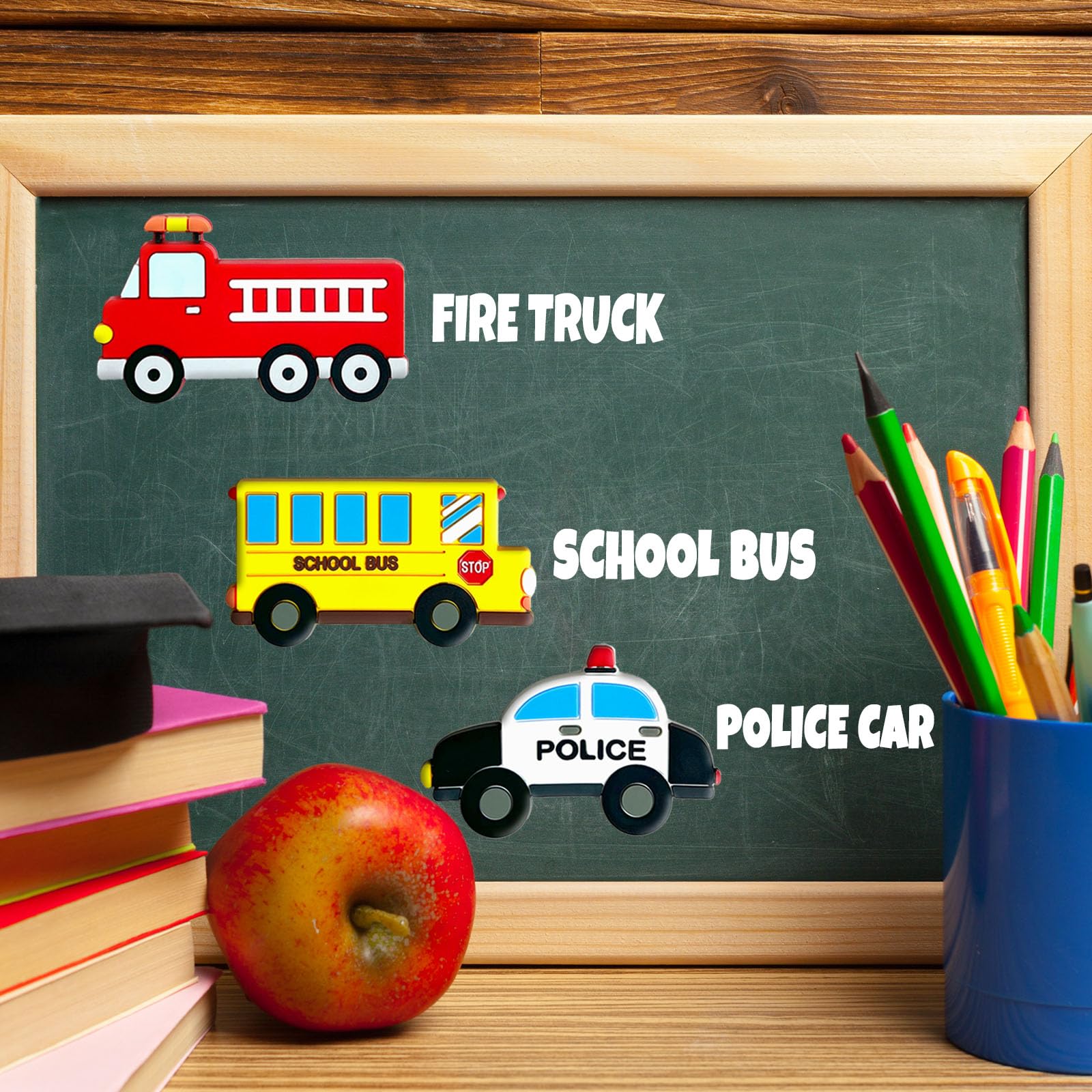 QZCPGP transportation magnets ship on fridge enhances spatial awareness and classroom display