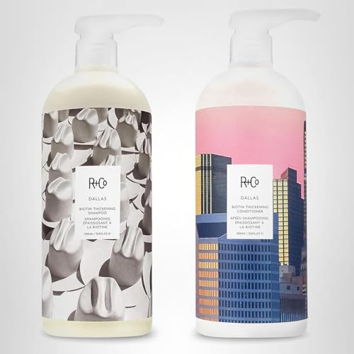 R+Co Dallas Dark Waves scent on shelf adds luxe fragrance.