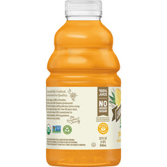 R.W. Knudsen Organic Pineapple Juice label close-up highlights USDA organic and non-GMO.