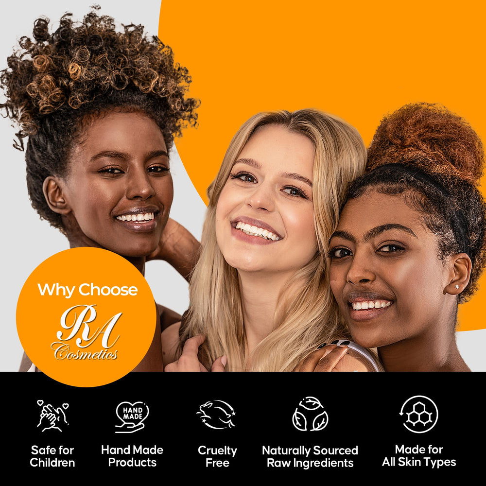 RA COSMETICS DIY beauty recipes benefit from premium unrefined shea butter.